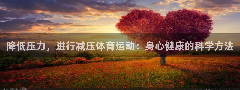 蓝鲸体育网页版：降低压力，进行减压体育运动：身心健康的科学方法