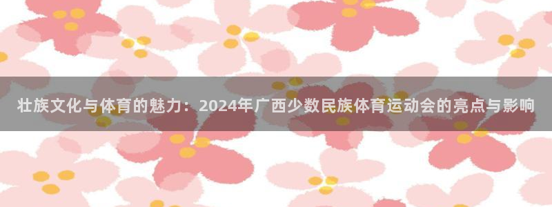 蓝鲸体育下载：壮族文化与体育的魅力：2024年广西少数民族体育运动会的亮点与影响